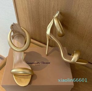 Sandálias de saltos estiletos de 105 mm 2024 Sapatos noturnos Women Luxury Designer High Heels 35-41 com caixa