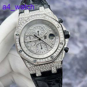 Modern AP Wrist Watch Royal Oak Offshore Series 26067bc Original Diamond Full Sky Star 18k Platinum mass relógio 42mm