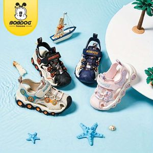 BOBDOG House Unisex Kid's Close Toe Breathable Sandals, Comfy Non Slip Durable Beach Water Shoes for Boy's & Girl's Outdoor Activities BMT22241