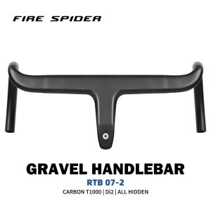 Parts T1000 Carbon Gravel Handlebar Exotropism Handle Bar 28.6mm Road Bike Handlebars Gravel Bike Accessories Fully Internal Routing