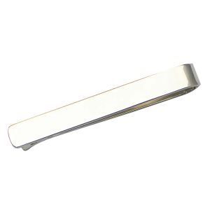 Klipp 925 Sterling Silver Tie Clip Blank Anpassningsbara smycken Herrstång BRIDDAG PREASS 36515