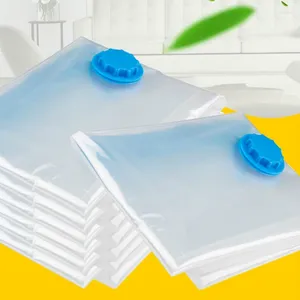 Storage Bags Vacuum Bag Organizer Transparent Border Foldable Extra Large Seal Compressed Travel Saving Space Organizador