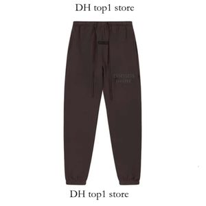 Essentialspants designer Sweatpants Mens Women Pants Byxor Loose Jet Black Tolongated Drawstrings Elastic Ankle Hem Side Seam Pockets Sweatpant Essencial 464