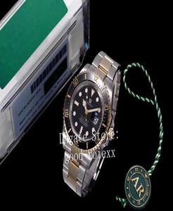 New 43mm Baselworld Mens Automatic Eta 2824 Watch Men 904L Steel Yellow Gold Ceramic Bezel Dweller Dive Sea Sport 126603 AR Factor4495206