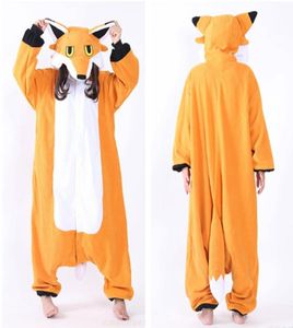 Mr Fox Cosplay Costumes Onesie Pyjamas Kigurumi Jumpsuit Hoodies vuxna Romper för Halloween Mardi Gras Carnival6509179