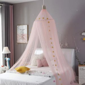 Zestawy 2023 Baby Mosquito Net for Crib Girls Princess Mosquito Net zawieszona kopuła Bedding Baby Baldach z namiotem Wystrój pokoju