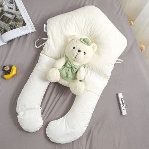 Pillows Cotton Baby Soothing Shaping Deformational Head Prevention Pillow Antibacterial AntiMite Newborn 02 Years Old