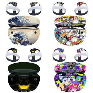 Stickers SKull design For PS VR2 VR headset Stickers Skin and Controller Stickers ,Full Wrap,Vinyl Decal Skin For PS VR2, Protective