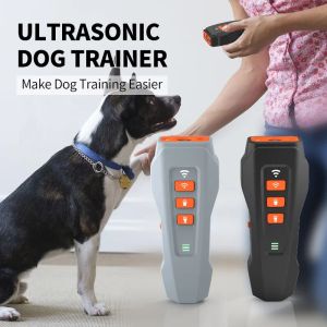 Repellents Dog Training levererar ny bärbar ultraljudsbarkstoppare laddningsbar handhållen hundavvisande hundträningsenhet