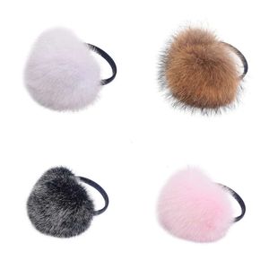 100% Muffs Real Fox Fur Fluffy Earmuffs Cute Autumn and Winter to Keep Warm Soft Comfortable Unisex Warmers Plush Ear Muff Wholesale 231214 ers