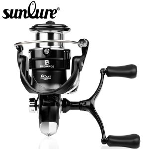 Accessories Sunlure Fishing Reel 10004000 Series Metal Spool Spinning Wheel Full Metal Reel 6.2:1 Gear Ratio Left&Right Handle changeable