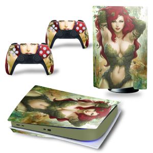 Klistermärken Sexiga kvinnor Girls Game PS5 DISK Digital Edition Decal Skin Sticker för PS5 Console och två styrenheter Vinyl Stickers 4825