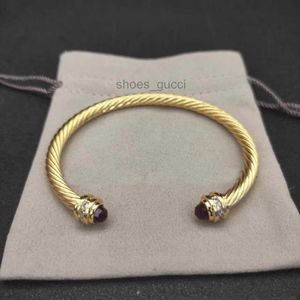 luxury bracelet cable bracelets pulsera designer jewelry women men silver gold Pearl head X shaped cuff Bracelet david Y jewelrys christmas gift DY jewelry