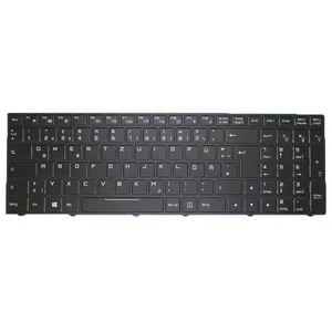 Wholesale Laptop Keyboard For CLEVO N850 N950 PA70EP CVM15F26D0J430J3 6-80-N85K0-07A-1 German GR Black Frame Backlit