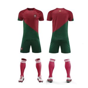 Fotbollsmän tränar 22-23 Portugal Home National Team Jersey vuxen