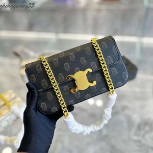 نساء وردي Teen Triomphes Underarm حتى حقائب المصممين كيس الكتف الفاخر Celiene Sunglasses Handbag Baguette Leather Parse Wallet 3475