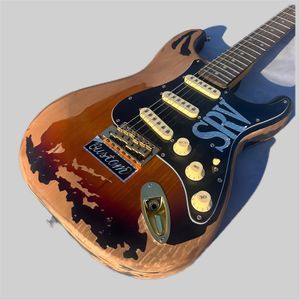 Made in China, high quality electric guitar, Chrome hardware, cultural relics, free shipping