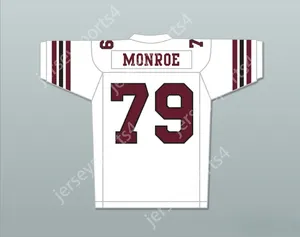 Personalizado qualquer nome Número masculino Juventude/crianças Jamal Duff Clarence Monroe 79 Boston Rebelds Away Football Jersey inclui a liga Top Stitched S-6xl