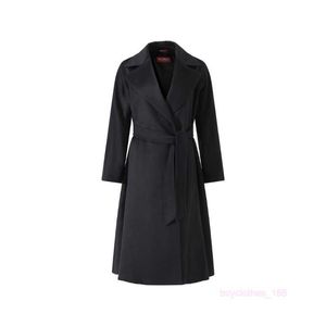 Designer Coat Cashmere Coat Luxury Coat Max Maras Studio New Womens Cashmere Long Coat