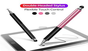 Universal 2 i 1 Stylus Pen Ritning Tablett Pennor Kapacitive Screen Caneta Touch Pen for Mobile Android Phone Smart Pencil Accessori9736594