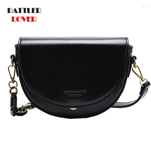 Bag 2024 Trendy Mode Retro Single Schulter Messenger Hochqualität Ladies Casual Atmosphäre PU Weiche Ledersattasche Handtasche