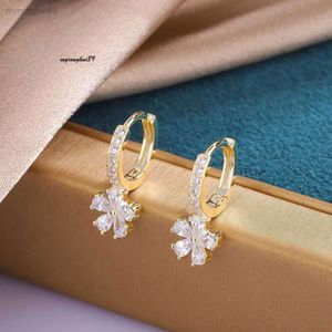 jewelery earrings for woman charms Ins Style Earrings Refined Geometric Fashion New Inlaid with Zircon Women's 1DY