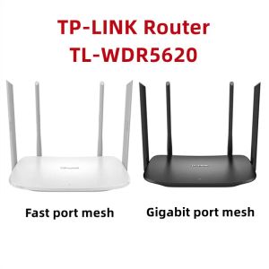 Roteadores tplink roteador malha wifi AC1200 Gigabit sem fio TLWDR5620 Gigabit Fácil versão da exposição Gigabit RJ45 Port IPv6 5G