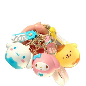 New Creative PVC Keychain Anime Bag Pendant Children's Gift Glowing Doll Keychain
