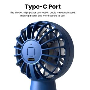 Other Appliances Portable 3-speed powerful handheld personal cooling electric fan with Powerbank for School J0423