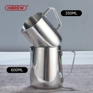 Części Hibrew ze stali nierdzewnej Pieredny Pitcher Kawa Pull Flower Cup cappuccino mleko garnek espresso latte sztuka frother frother spienienie dzban