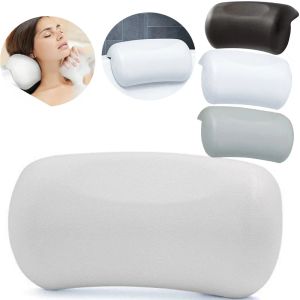Pillow Spa Bath Pillow Nonslip Bathtub Headrest Soft Waterproof Bath Pillows with Suction Cups Bath Neck Cushion Bathroom Accessories