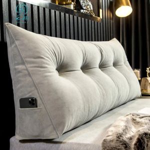 Kudde Headboard Pillow Triangle Cushion ryggstöd smärtlindring soffa midja kudde kil sovande kudde för dekorativa kuddar för sängen