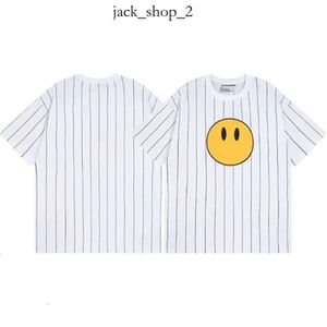 Drew Brand Designer T Shirt Summer Drawdrew T Shirt Smiley Face Letter Print Graphic Loose Casual Short Sleeved Draw T-Shirt Trend Smiling Shirt Harajuku Tees 203