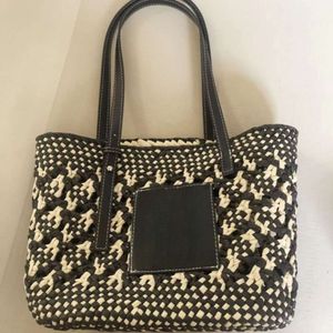 Lüks Anagram Straw Bag Moda Tote Çanta Tasarımcısı Torba Kare Sepet Plaj Çantası Cüzdan Çanta Zincirleri Çapraz Açık veya Çift Zincir Omuz Crossbody Bag 813