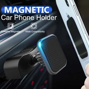 Mobiltelefonfästen innehavare Universal Car Phone Holder Magnetic CD Slot Mount Mobiltelefon 360 graders mobiltelefon Holder Stand Bil Mobiltelefon Tillbehör Y240423