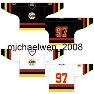 KOB WENG GO CARTO CABELA 1982 83-1988 89 OHL MENS WOMENS CRIANÇAS CASA CASA ESTRADA BRANCA BLACK GUELPH PLATERS S ONTARIO HOCKEY League Jerseys