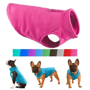 Jackets Winter Winter Fleece Pet Dog Roupas de cachorrinho Casaco French Bulldog Casa