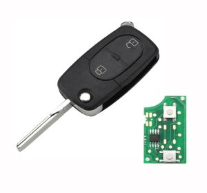 1J0959753A bil fjärrkontrollnyckel 2 -knapp smart sändare 433MHz för VW Passat Golf MK4 1J0 959 753 A1378635
