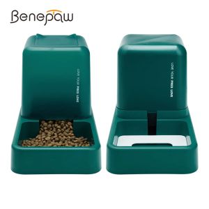 Alimentação Benepraw de grande capacidade alimentador de cães automáticos dispensador de água Pet Gravity Rega alimentos suprimentos de alimentação de gatinhos bebendo