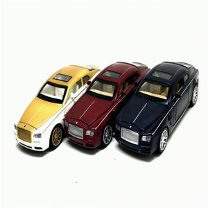 132 Rollsroyce Phantom Metal Alloy Diecasts Toy Vehicles Model Car Miniature Toys for Children Gifts Y2003186452693