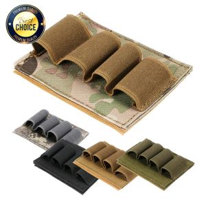 Сумки Tactical Buttstock Molle Военный высококачественный нейлон 4 штуковина для боеприпасов мешочки для боеприпасов