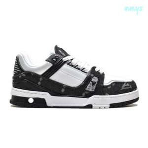 Designer Sneaker Treinador Virgil Sapatos Casual Calfskin Leather Abloh Branco Verde Verde Azul Letra Plataforma Low Sneakers Tamanho 36-45