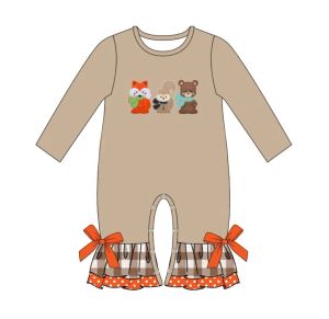 ワンピースベベス女の女の子の服幼児ロンパーリス刺繍幼児服美しい子供ジャンプスーツ03tガールズ