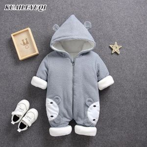 Coats 2022 Autumn Winter coat Jumpsuit Baby clothing Newborn Snowsuit Boy Warm Romper Down Cotton Jackets Girl Snow clothes Bodysuit