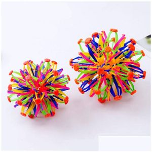 Другие свадебные сувениры Magic Ball Funny Toy Toid Telecopic Расширяющаяся сфера Мини Детские дети Rainbow Colorf Flower Drop Drow Events Dhx9p