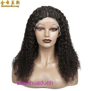 13X6 T-shaped headband front lace Tpart wig real human hair Jerry curl