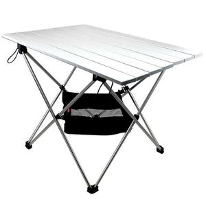 Meble obozowe Ultralight aluminium stolik kempingowy przenośny stół kempingowy z torebką używaną do wędkowania na zewnątrz i pikniki Y240423