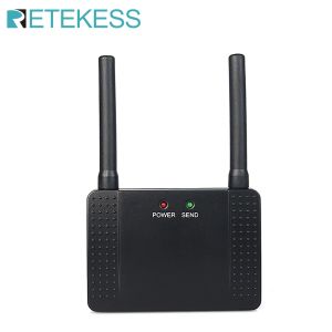 Accessoires Retekess -Verstärker 500mW HF Wireless Repeater Signalverstärker Lerncode Extender für T117 -Anruftaste 433MHz F4408A