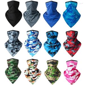 Bandanas vandrar full ansiktsmask balaclava andningsbar klättring cykling sport skate halsduk cykel halv sommar