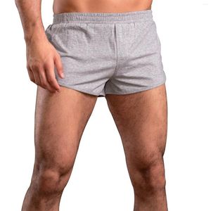 Mäns sömnkläder Heavywood Pyjama Shorts Home Sleep Bottoms Casual Underwear Cotton Soft Boxers Summer Loose Fit Man Oversize Briefs